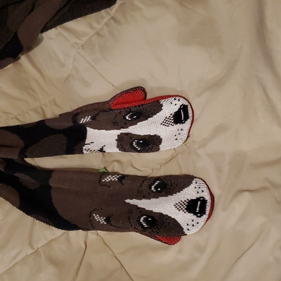 Green3 dog mittens/neckScarf - Picture 2 of 7